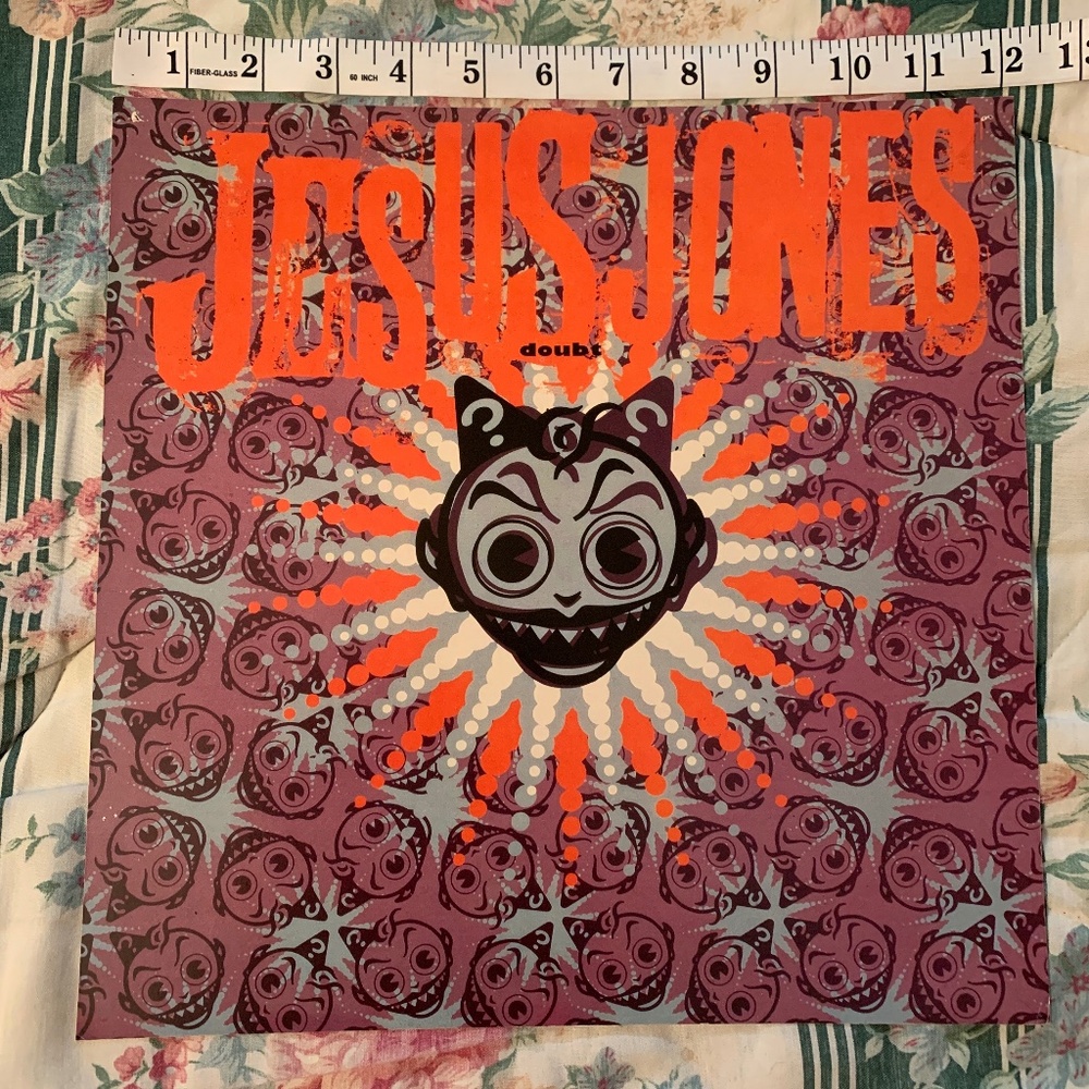 Jesus Jones "Doubt" poster/flat 1991